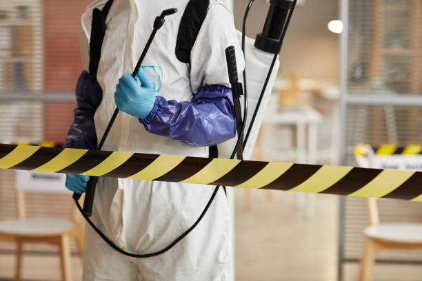 Professional Unattended Death Cleanup technician working in Preston, TX